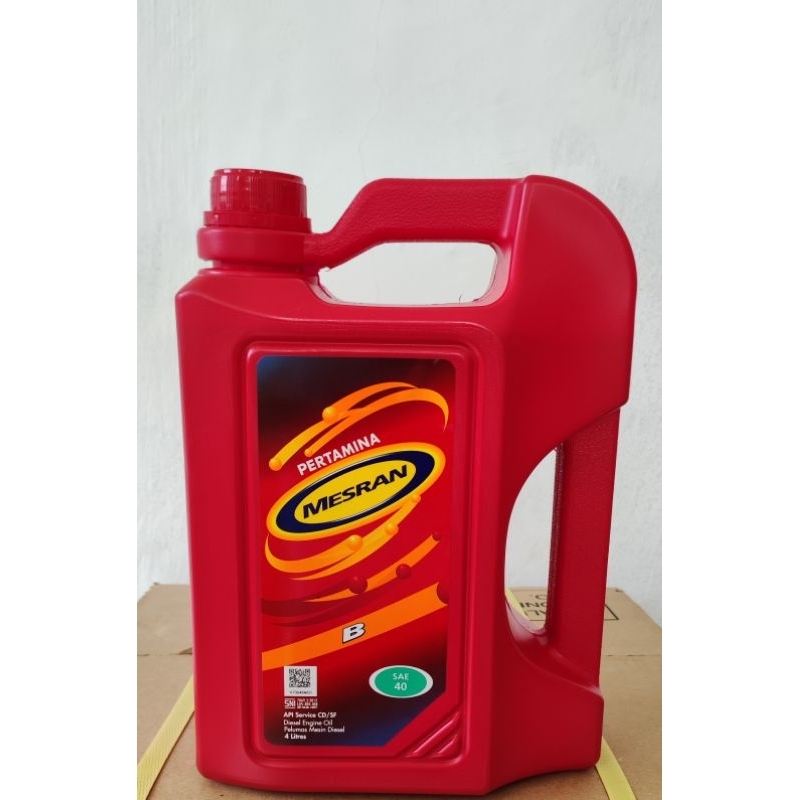 Jual Oli Mesran B Pertamina SAE 40 4 Liter (1galon) | Shopee Indonesia