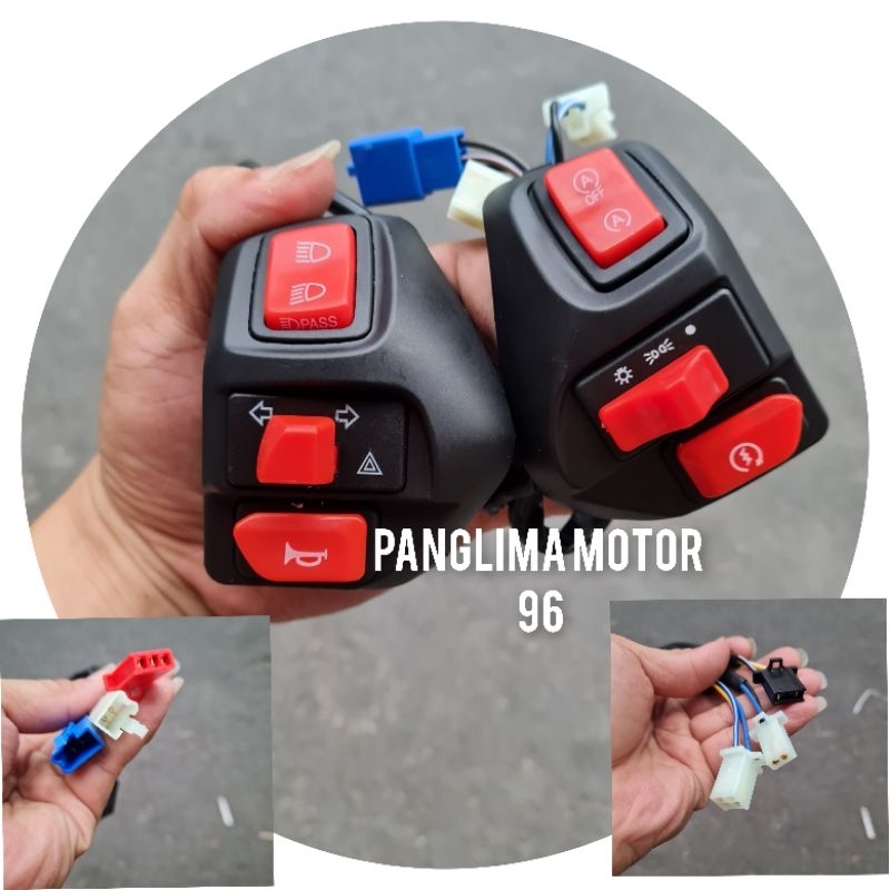 Jual Saklar Full Set Mio Aerox Model Vietnam Kiri Kanan Tombol Kiri