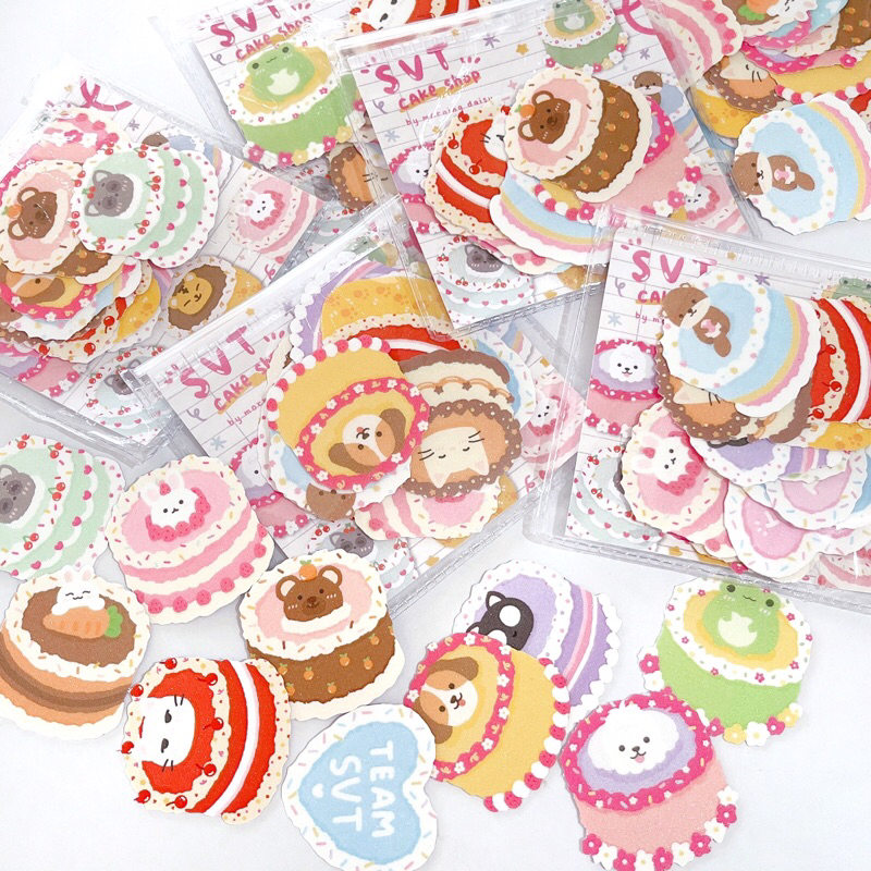 Jual Cake Shop Glitter Sticker Set | Shopee Indonesia