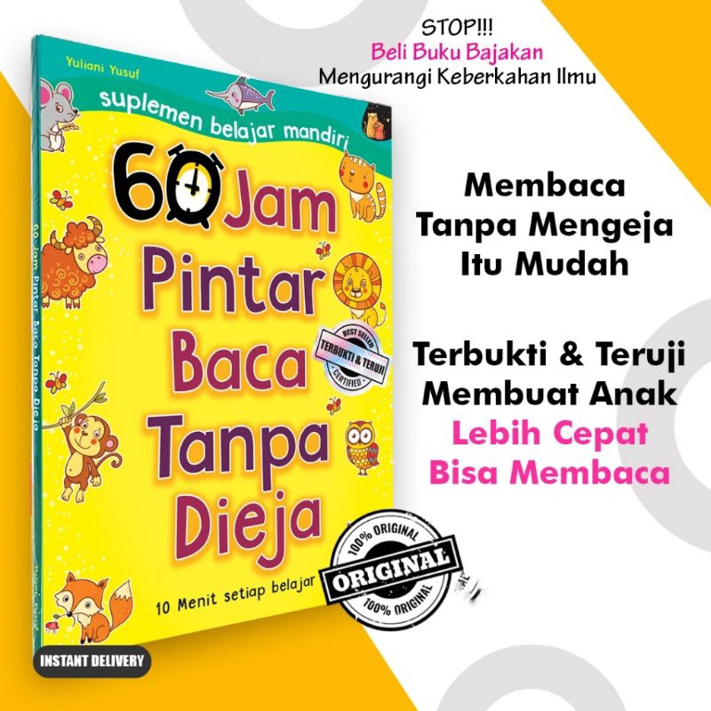 Jual BUKU BELAJAR MEMBACA / BUKU BELAJAR MEMBACA ANAK TK/ BUKU MEMBACA