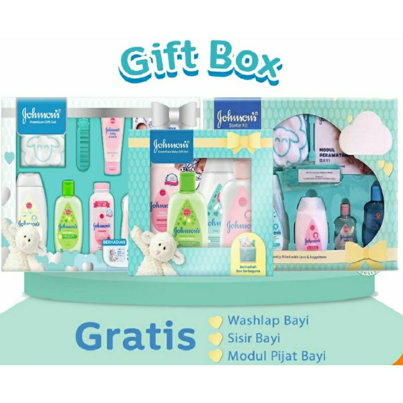 Jual JOHNSON'S BABY GIFT BOX EXP 2025 BABY GIFT BOX STARTER KIT