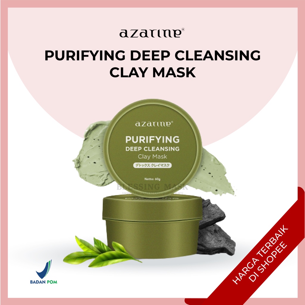 Jual Azarine Skin First AID Purifying Deep Cleansing Clay Mask 60g