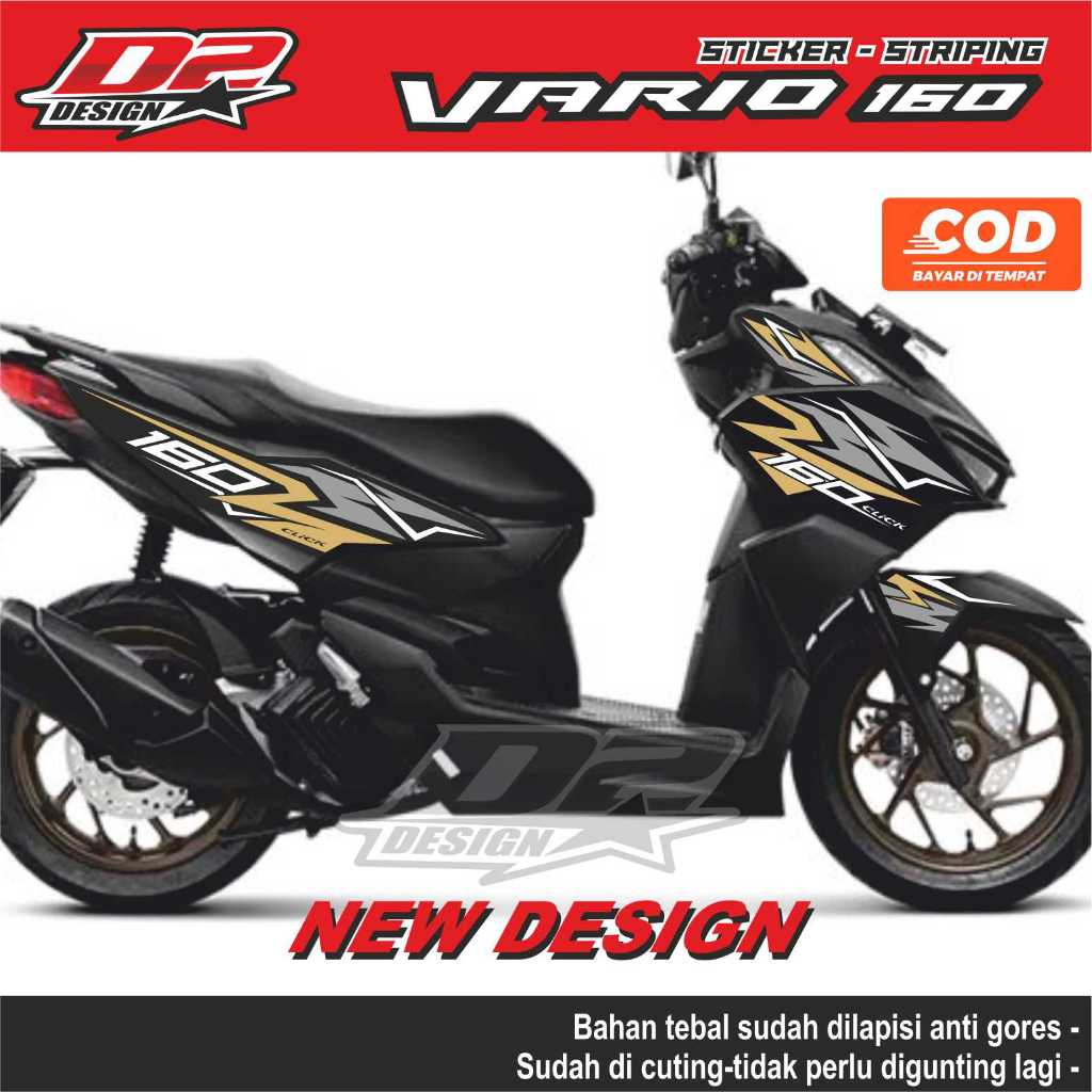 Jual Stiker Striping Vario 160 - Click 160 grafis | Shopee Indonesia