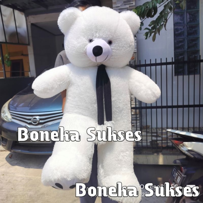 Jual Boneka Beruang Teddy Bear Jumbo Hitam Putih Salju | Shopee Indonesia