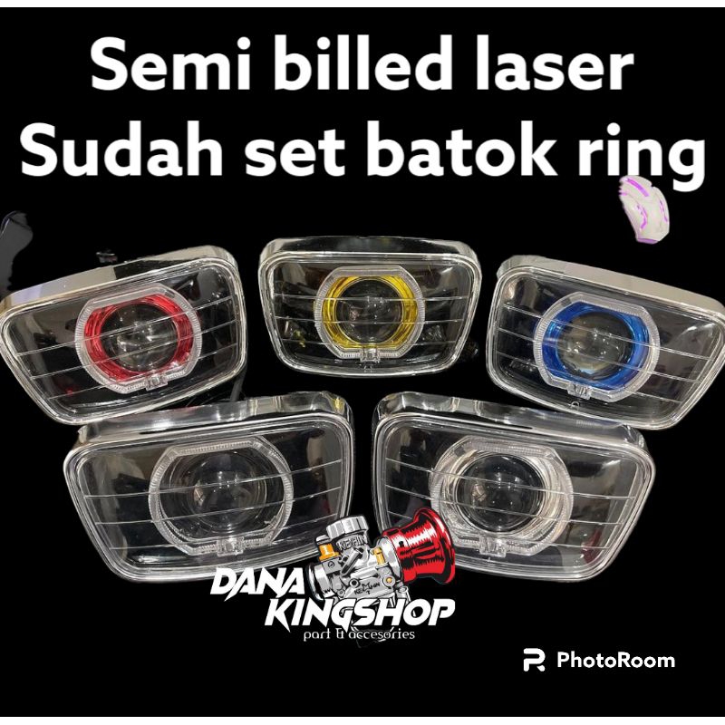 Jual Lampu Daymeker Rx King Oval Set Ring Batok Semi Billed Warna Shopee Indonesia