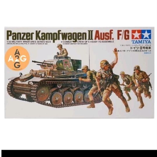 Jual Model Kit Tamiya 1/35 Panzer Kampfwagen II Ausf | Shopee Indonesia