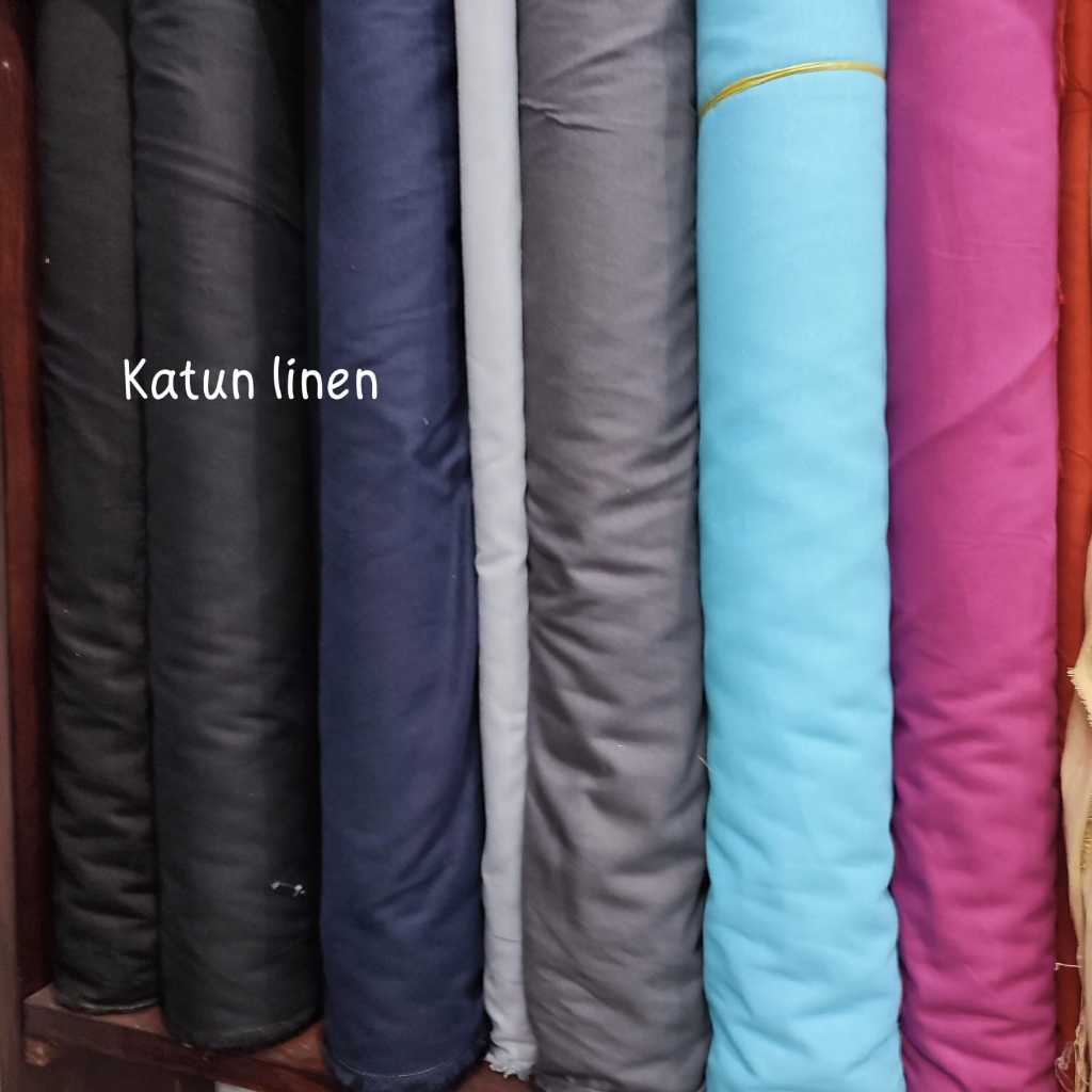 Jual BAHAN KAIN KATUN LINEN PREMIUM | Shopee Indonesia
