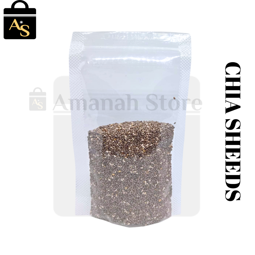 Jual Biji Chia Seed Organik 250 gram Black Chiaseed Premium Makanan ...