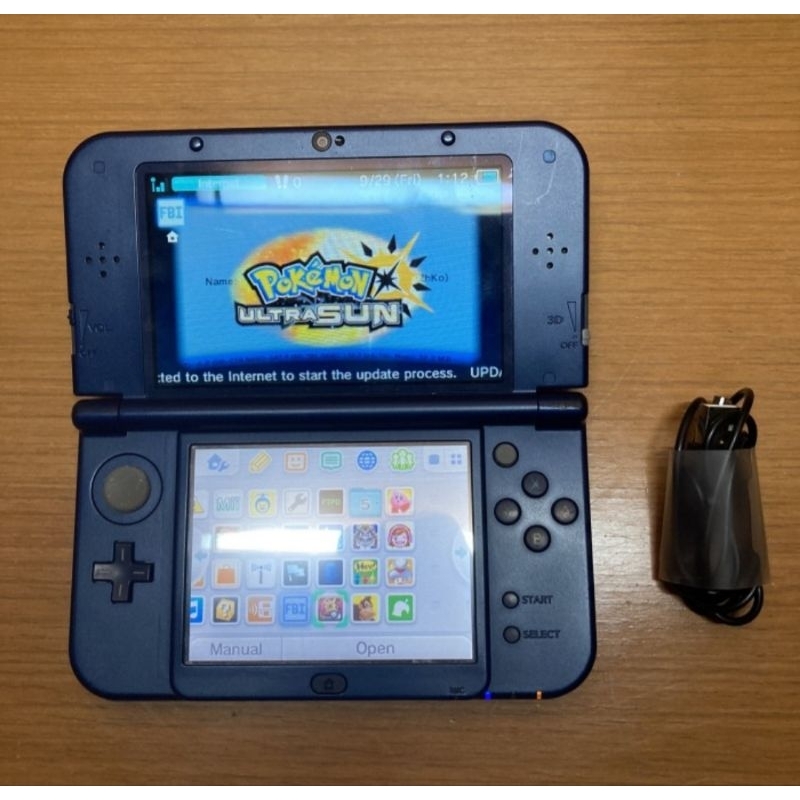Jual New Nintendo 3DS XL CFW 32 GB Blue Edition Layar Atas IPS Full Games Shopee Indonesia