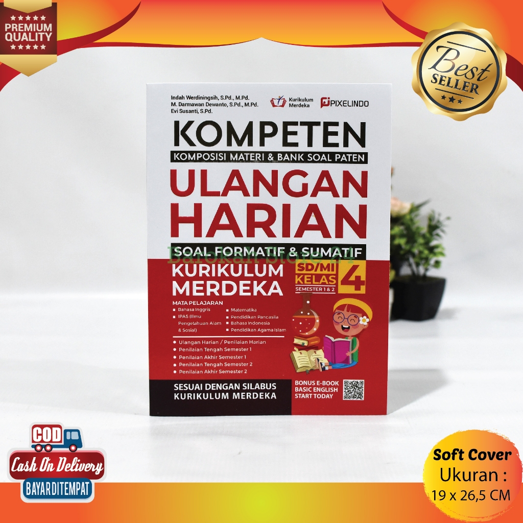 Jual Buku Kompeten Ulangan Harian Kurikulum Merdeka Kelas 4 Sd / Mi ...