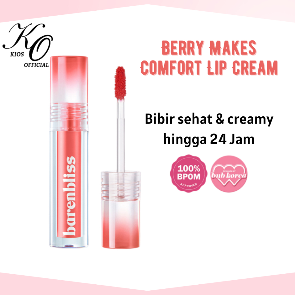 Jual BNB Barenbliss Berry Makes Comfort Lip Matte Lip Tint Lip Velvet Shopee Indonesia