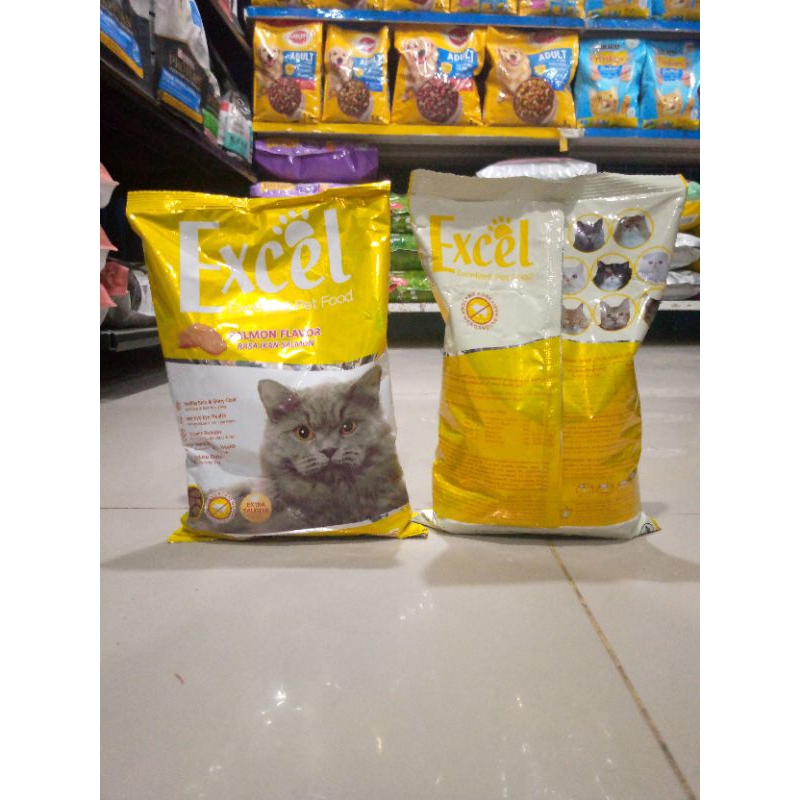 Jual makanan kucing excel salmon 500 gram shopee indonesia