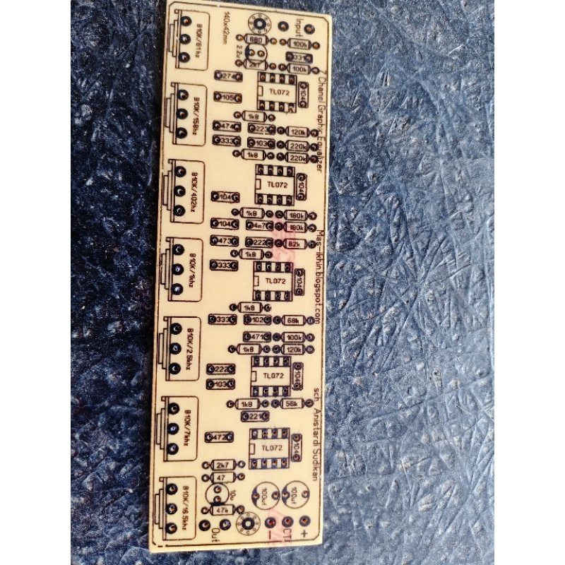 Jual PCB EQUALIZER 7 BAND sch anistardi | Shopee Indonesia