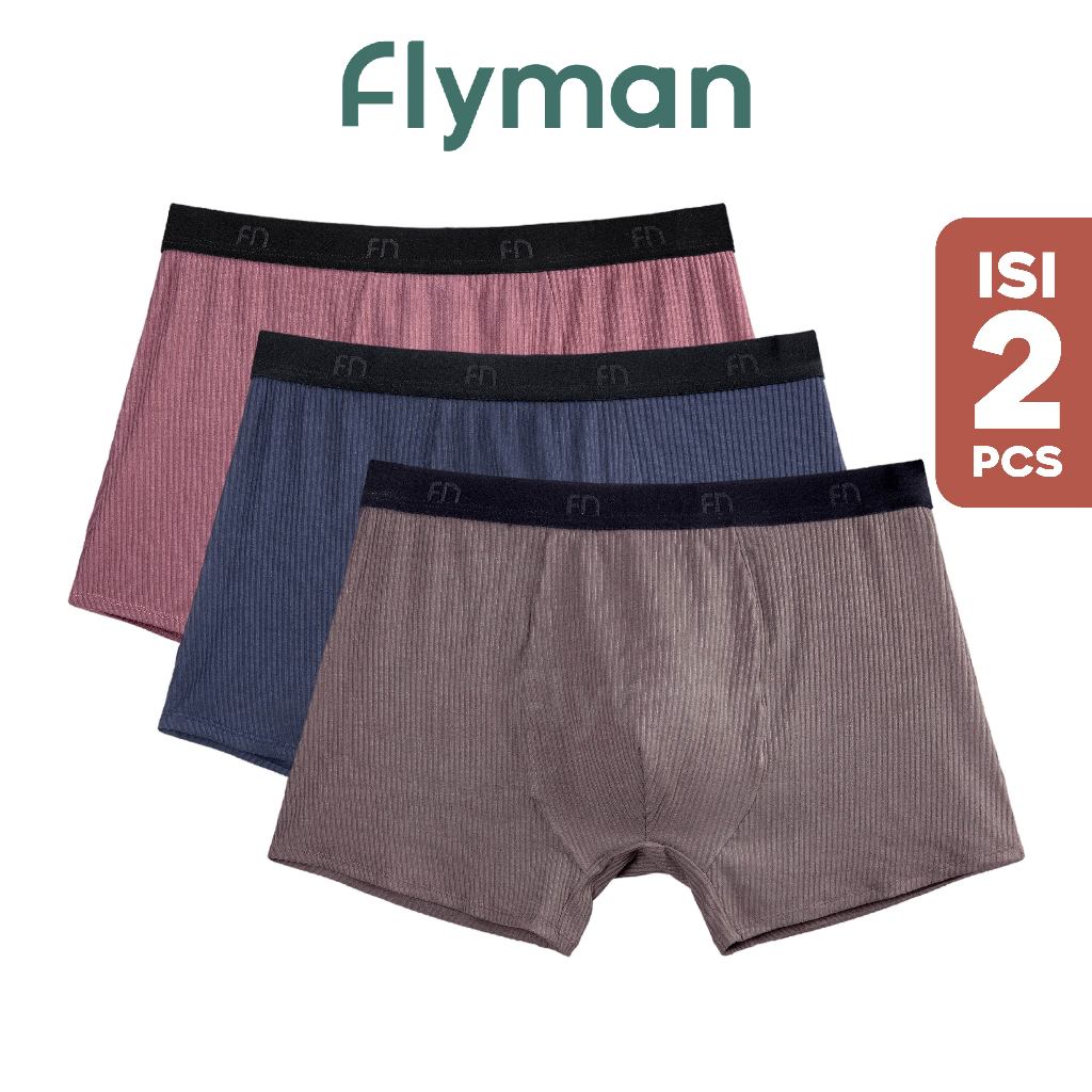 Jual Flyman Rayon Boxer 2 pcs FM 3418 | Shopee Indonesia