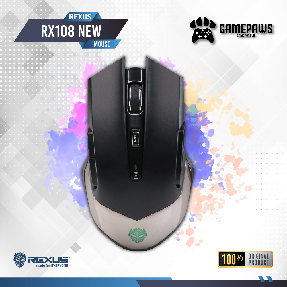 Jual Mouse Rexus RX108 Gaming Mouse Wireless | Shopee Indonesia