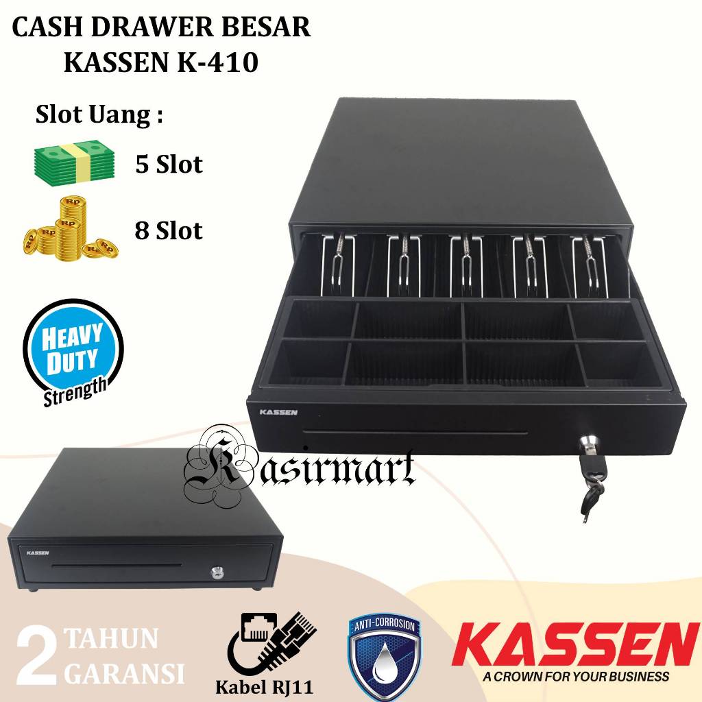 Jual Laci Uang Kasir Kassen K410 K410 Cash Drawer MK410 MK410 Support