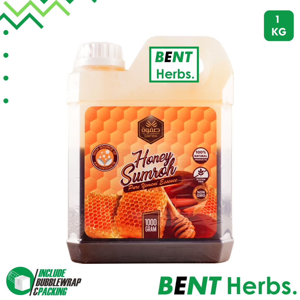 Jual Madu Sumroh Yaman Hadromout Safwa 1Kg Original Sumrah Jerigen ...