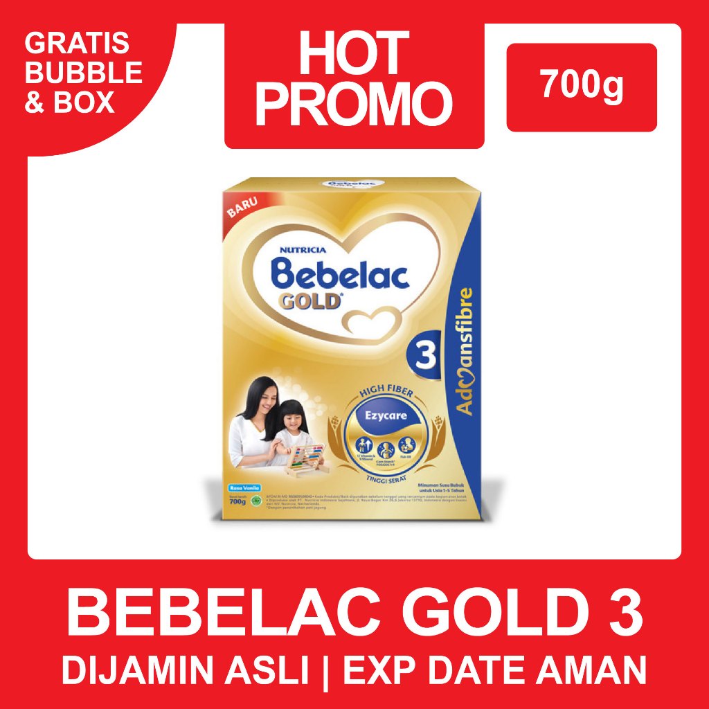 Jual Bebelac Gold 3 Vanilla 700 g | Shopee Indonesia