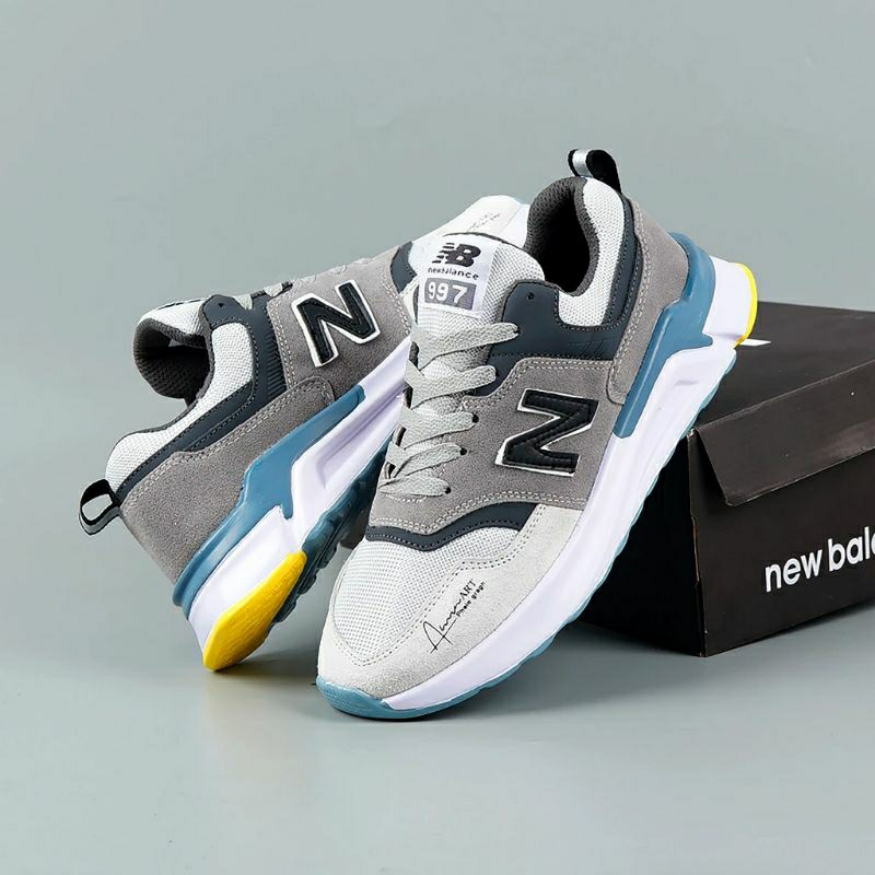 Sepatu Pria NEW BALANCE 997 PREMIUM BNIB Made In VIETNAM DARK GRAY BLACK Sneakers Pria Sepatu Running Sepatu NB 997