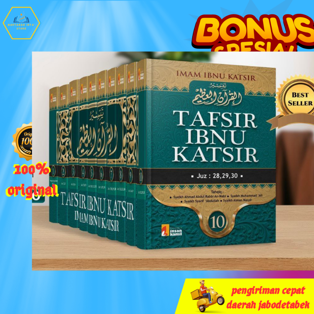 Jual Buku Kitab Terjemah Tafsir Ibnu Katsir 10 Jilid Shopee Indonesia