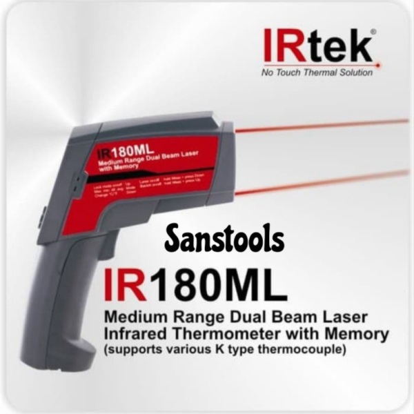Jual Irtek IR180ML dual beam laser infrared thermometer IR 180ML ...