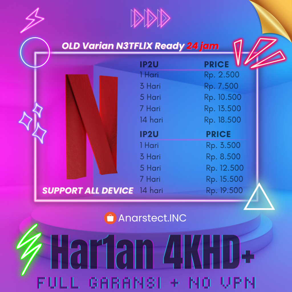 NETFLIXx MURAH Harian 1x 24 jam net netflxxxx netlix NO VEPM FULL GRANSl SOFTWARE