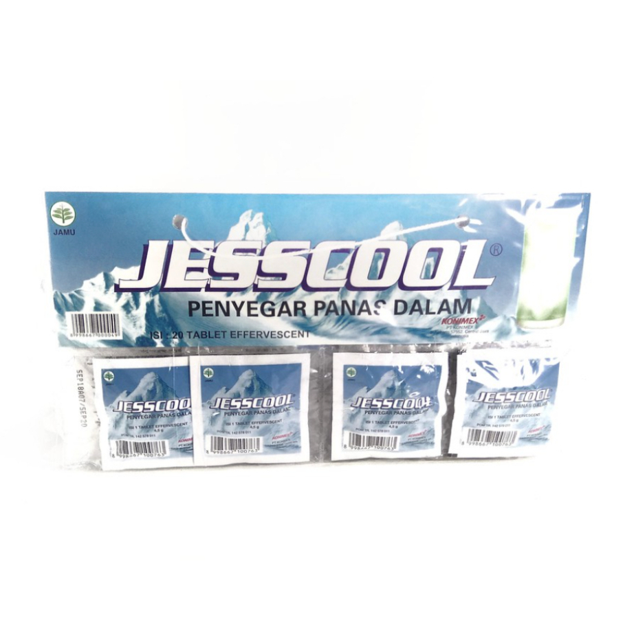 Jual JESSCOOL Penyegar Panas Dalam, Sariawan, Sakit Tenggorokan 1 ...