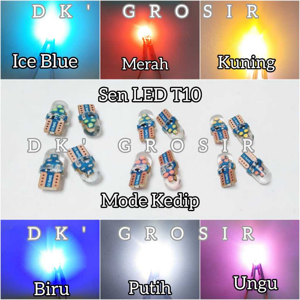 Jual New Pcs T Lampu Led Sen Senja T Mode Kedip Banyak Pilihan Warna Mata Led Shopee