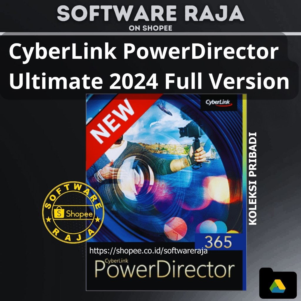 Jual CyberLink PowerDirector Ultimate 2024 -Software Video Editor ...