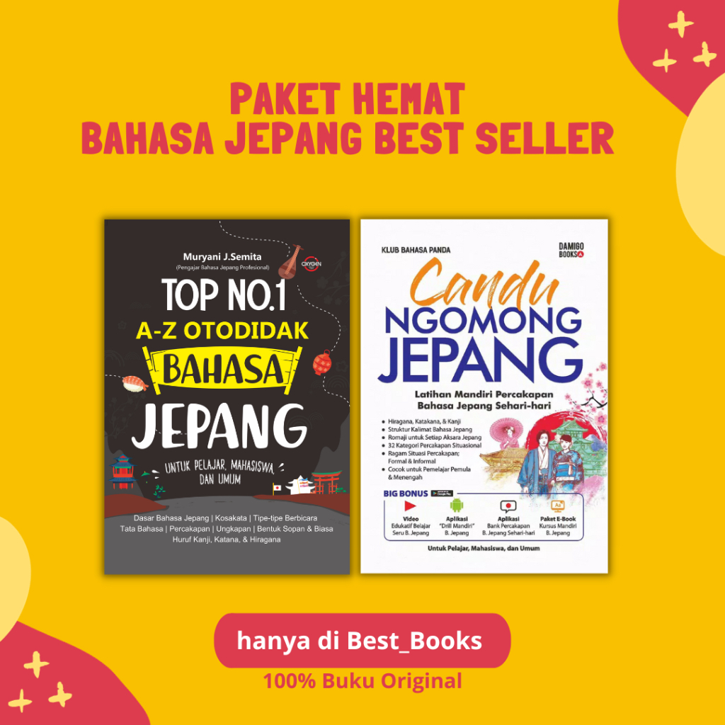 Jual PAKET HEMAT 2 BUKU BELAJAR BAHASA JEPANG BEST SELLER | Shopee ...