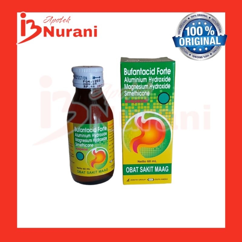 Jual BUFANTACID FORTE SIRUP 60 ML obat lambung | Shopee Indonesia