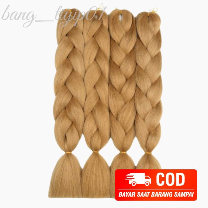 Jual Box braids rambut sintetis halus panjang 60cm | Shopee Indonesia