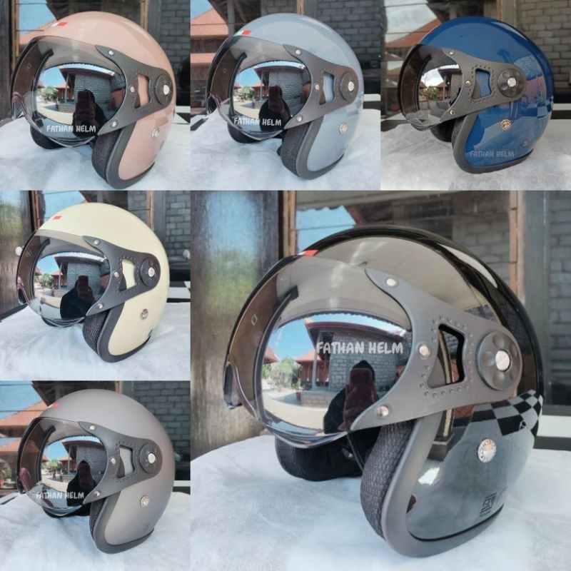 Jual HELM PILOT ITALY PREMIUM ORIGINAL (FREE PACKING BUBBLE WRAP+KARDUS ...