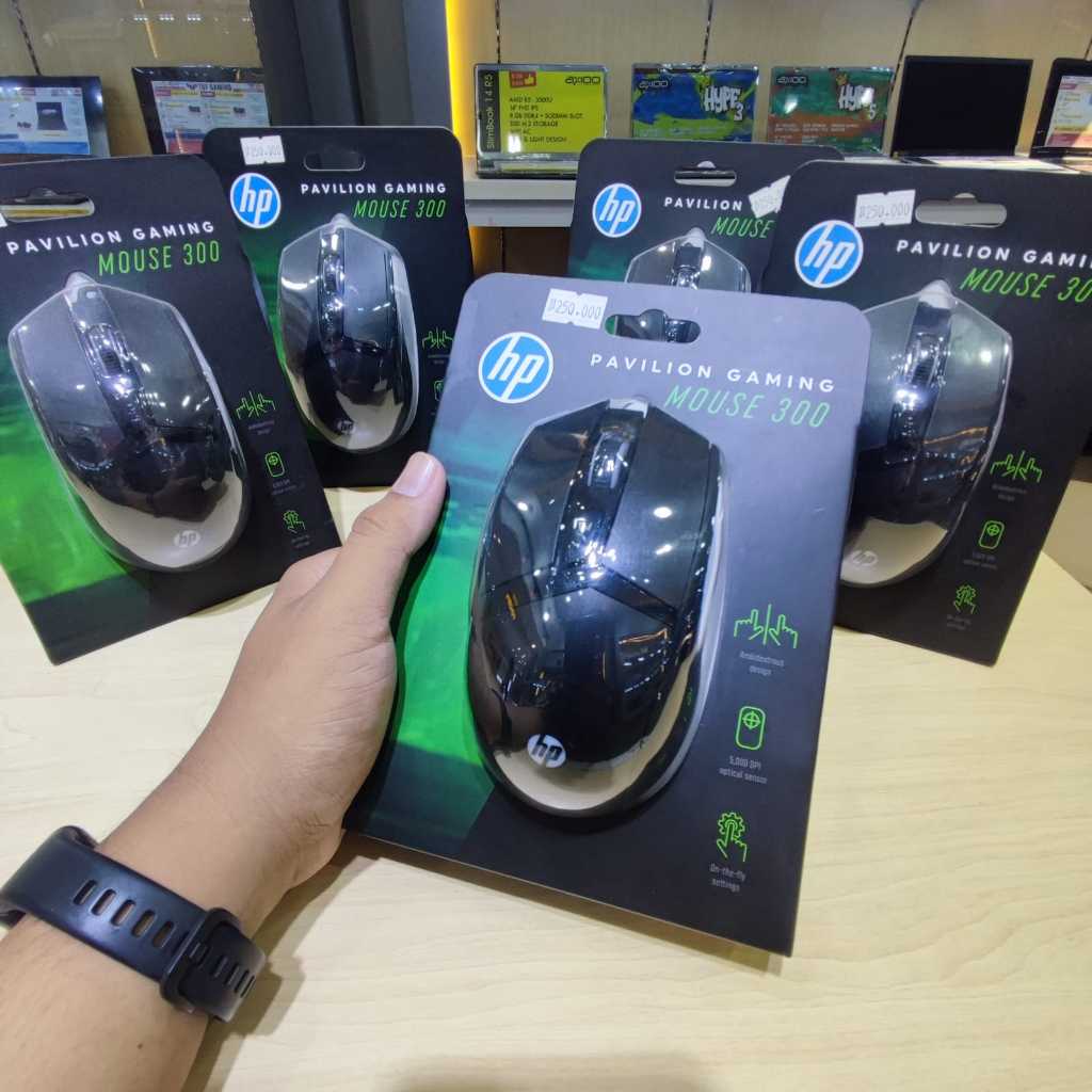 Jual HP PAVILION GAMING MOUSE 300 BLACK - GARANSI 1 TAHUN | Shopee