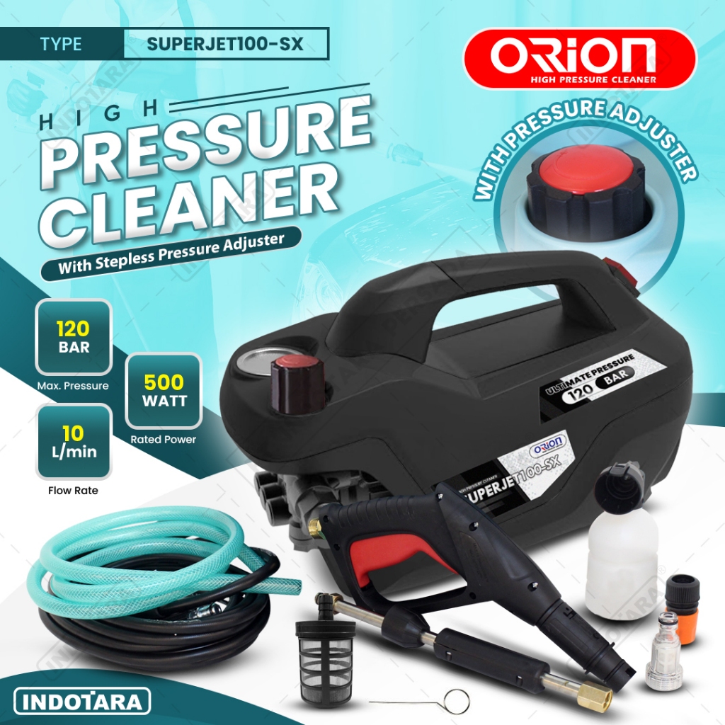Jual Jet Cleaner Orion SUPERJET100SX Dengan Fitur Pengatur Tekanan