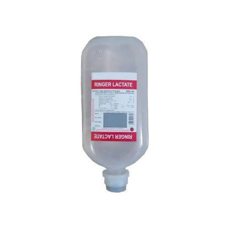 Jual RINGER LACTATE / CAIRAN INFUS RL PER BOTOL 500 ML Shopee Indonesia