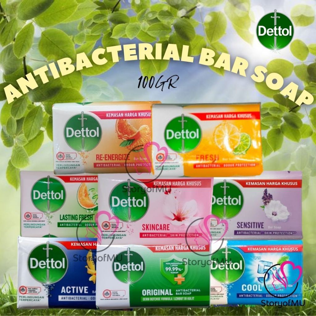 Jual Dettol Sabun Batang Soap Bar 60ml 100gr Cool Fresh Re Energize Original 2947