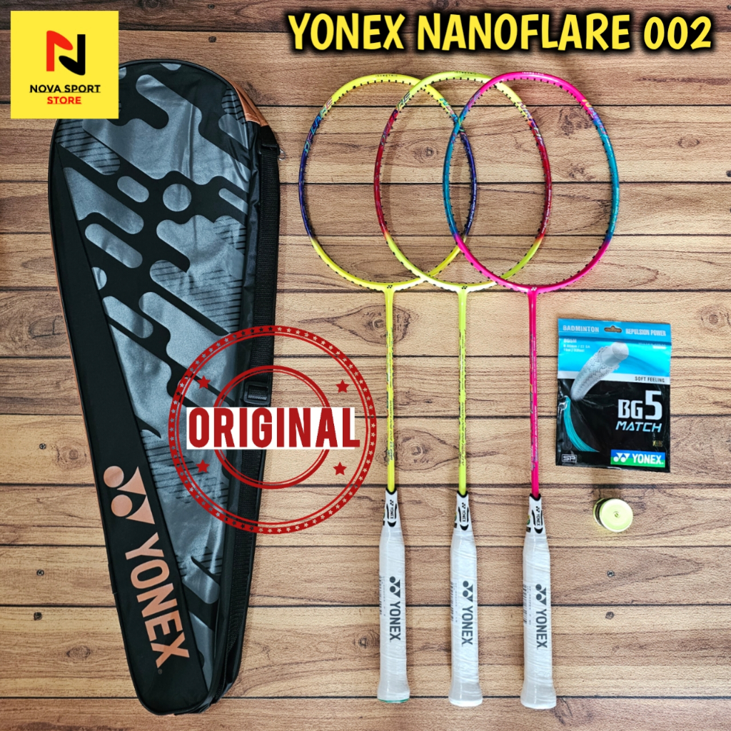 Jual Raket Badminton Yonex Nanoflare 002 Feel, Ability, Clear | Shopee ...