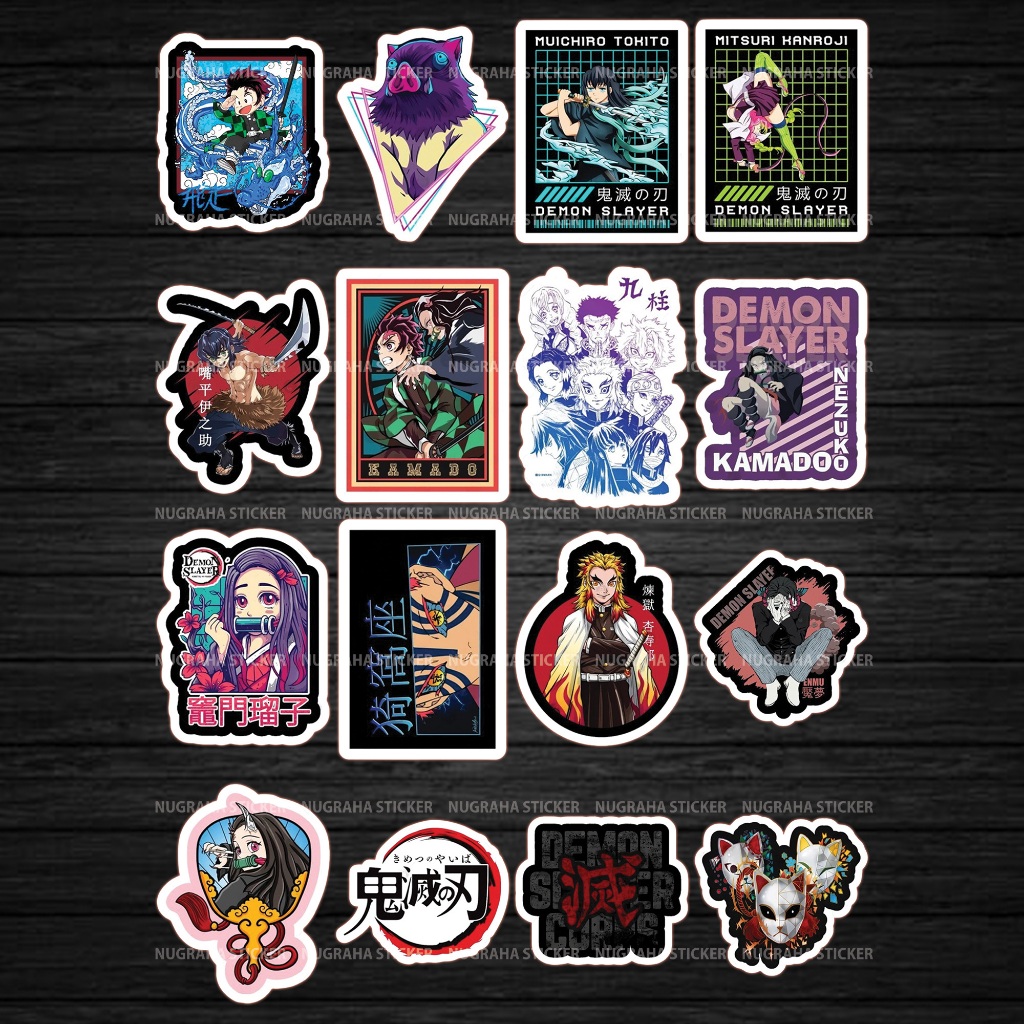 Jual 400 PCS Sticker Mitsuri Kanroji Demon Slayer - Mitsuri Kanroji ...