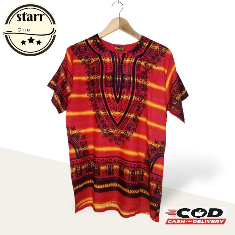 Jual TERLARIS KAOS DASHIKI / BAJU BALI MOTIF ETNIK / BAJU AFRIKA / KAOS ...