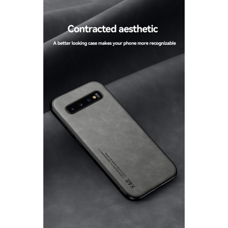 Jual Case Samsung Galaxy S10 Plus Luxury Leather Cover Silky Feel