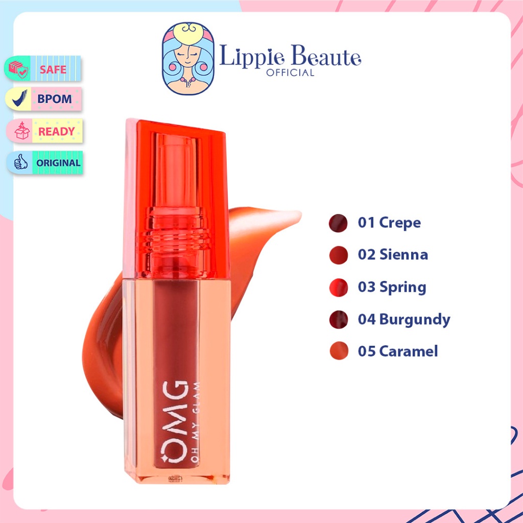Jual OMG Oh My Glam Glassy Lip Tint 2g Shopee Indonesia