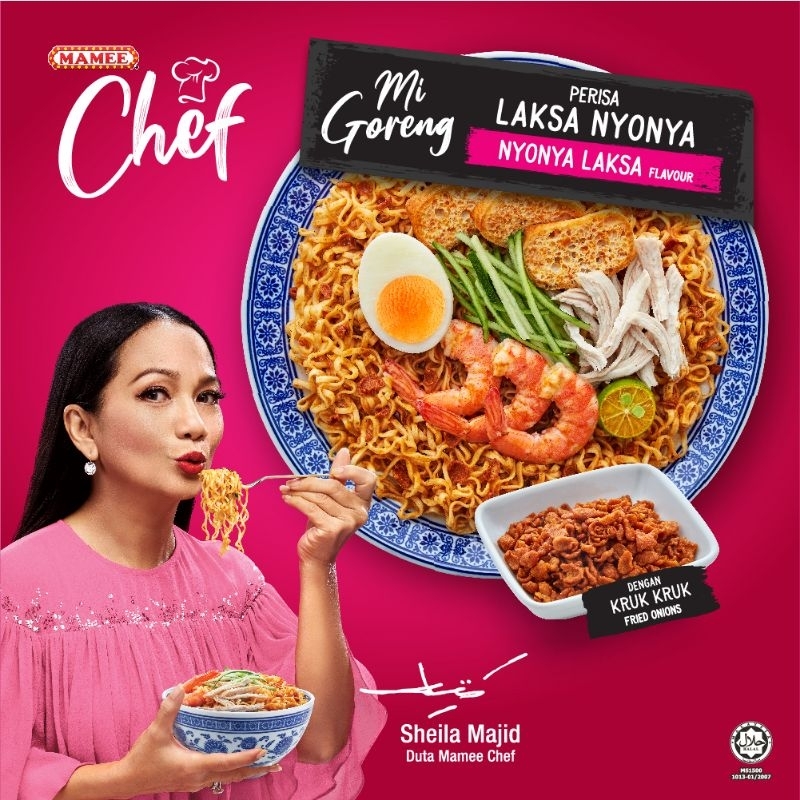 Jual MAMEE Chef Instant Noodle Mie Goreng Mamee Rendang Legenda & Laksa ...