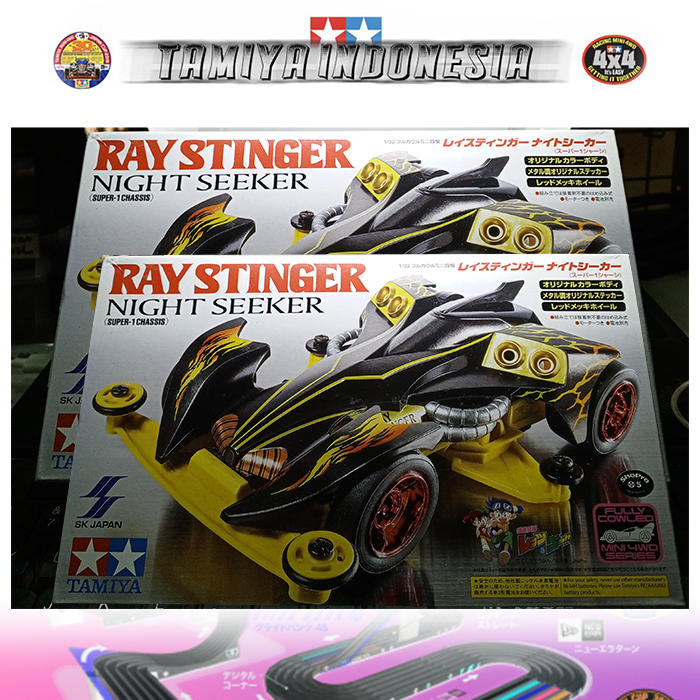 Jual TAMIYA RAY STINGER NIGHT SEEKER (SUPER 1 CHASSIS) SK JAPAN