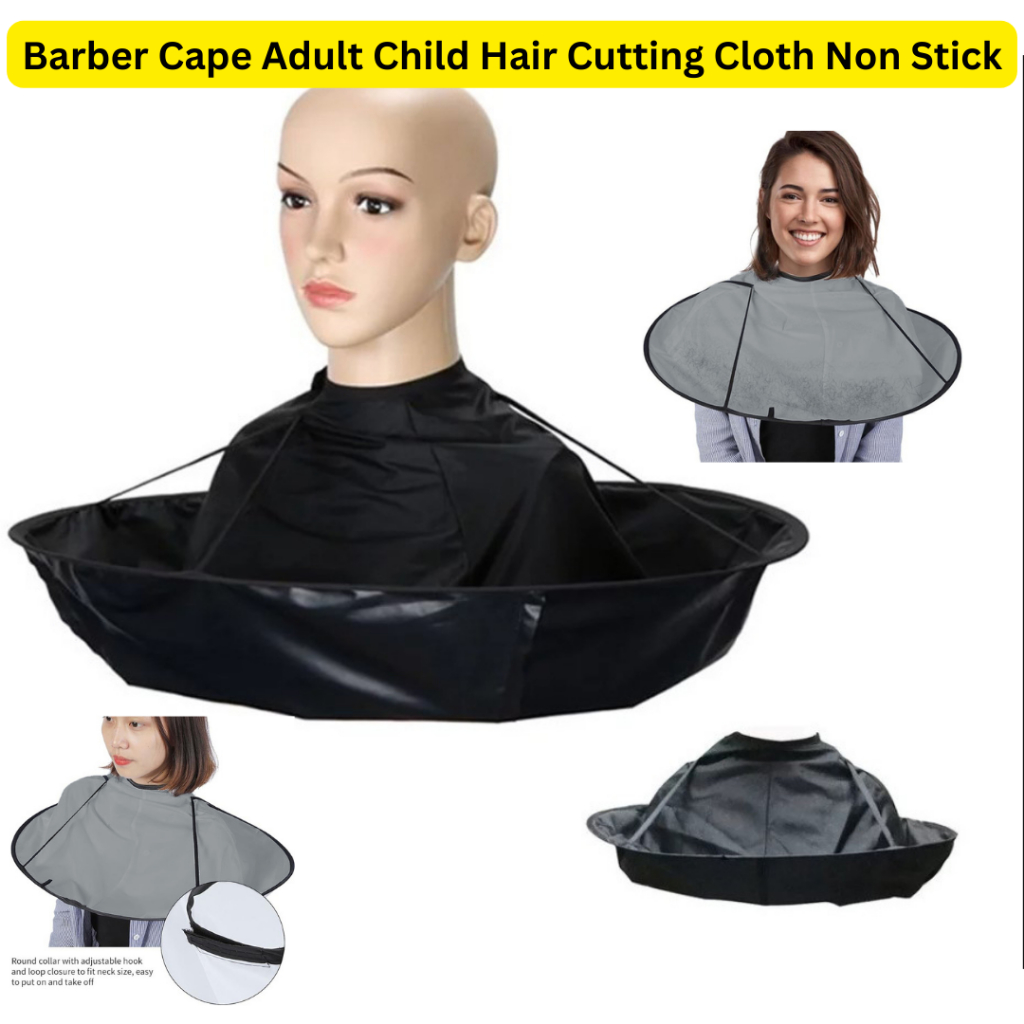 Jual Kain Potong Rambut Anak Dewasa Anti Lengket Barber Cape Hair ...