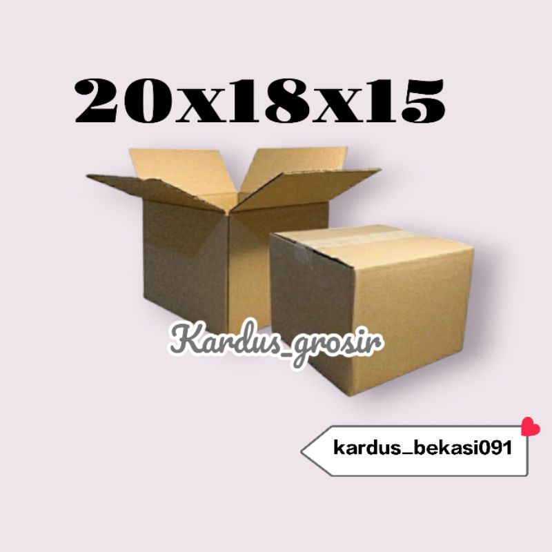 Jual Kardus Box 20x18x15 | Shopee Indonesia