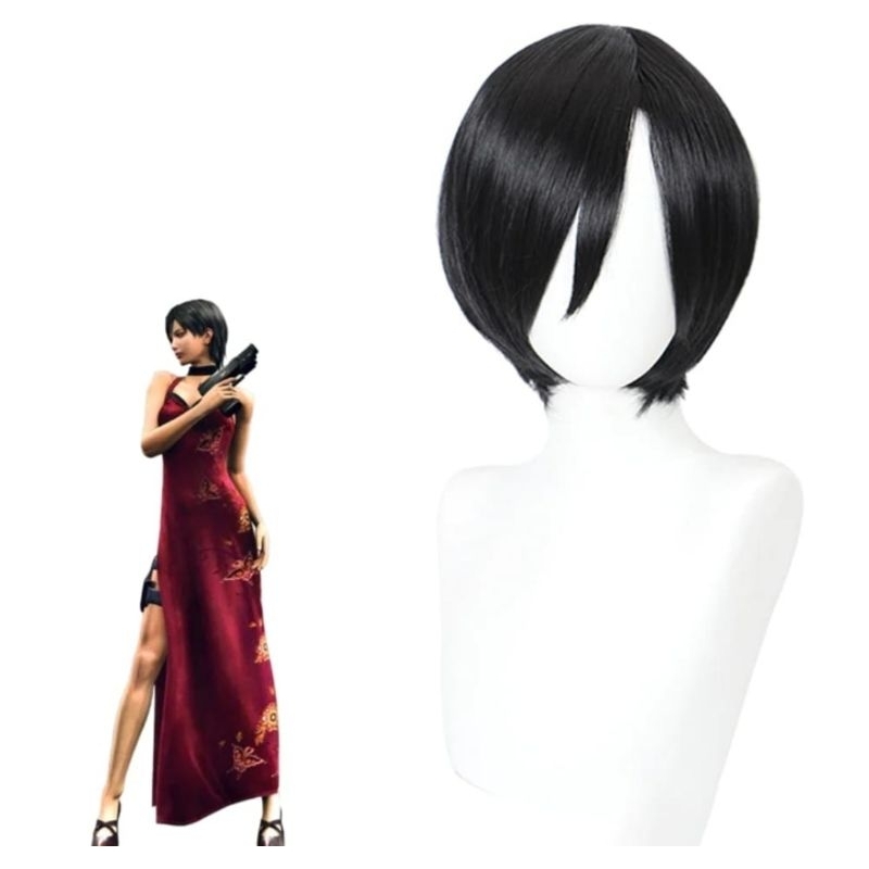 jual-wig-cosplay-ada-wong-resident-evil-shopee-indonesia