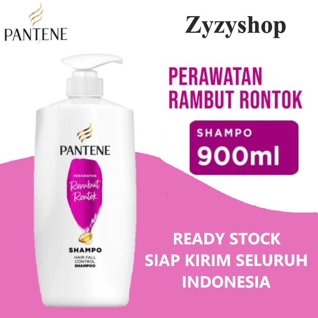 Jual Pantene Shampoo Hair Fall Control Anti Rambut Rontok 900ml 400ml ...