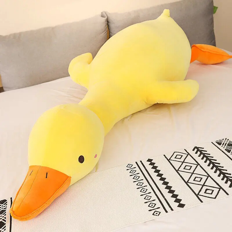 Jual Giant White Goose Plush Toy Super Soft Goose Stuffed Animals ...