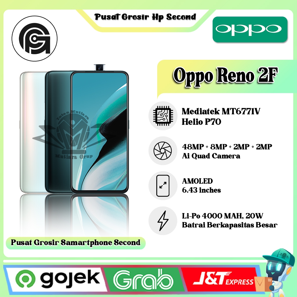Jual Oppo Reno 2F Ram 8 Rom 128Gb ( SECOND ) | Shopee Indonesia